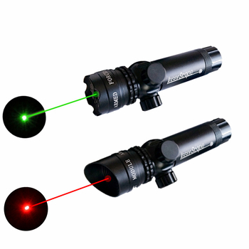 Dualni laserski ciljnik crvene i zelene boje, ručni, metalno kućište, matno crna oksidna završna obrada, s integriranim svjetlom, za znanstvene izložbe i poslovne prezentacije