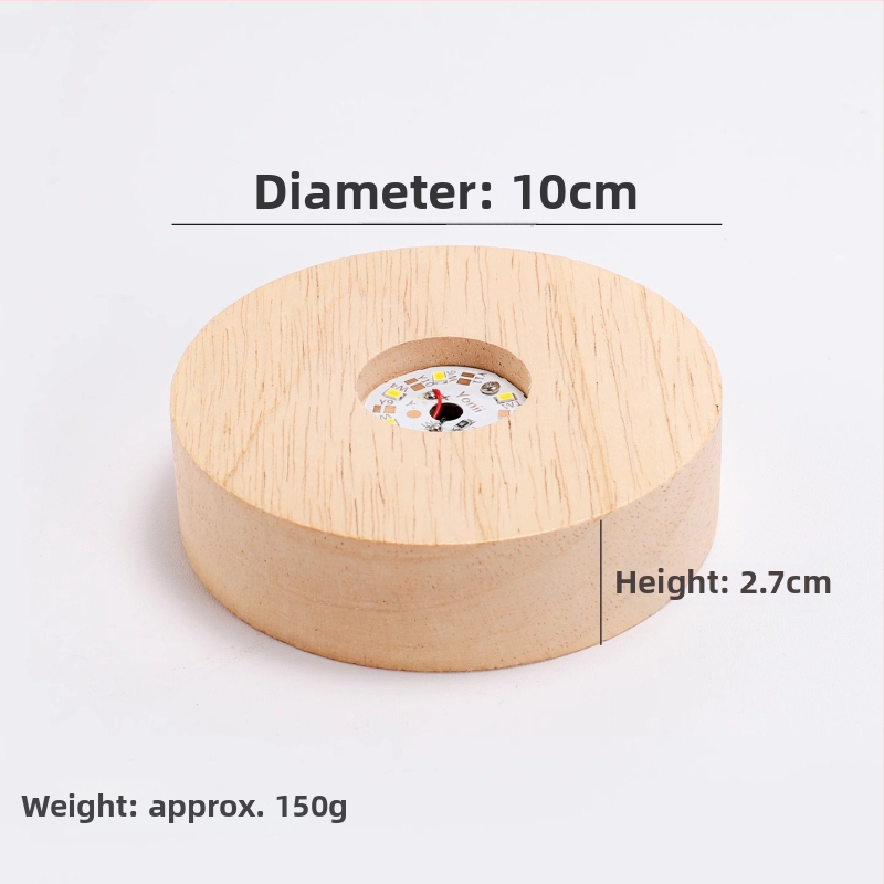 Svetelná silikónová podložka pod pohár – guľatý tvar, jednofarebný vzor, moderný minimalistický štýl, prémiová kvalita, bez napájania