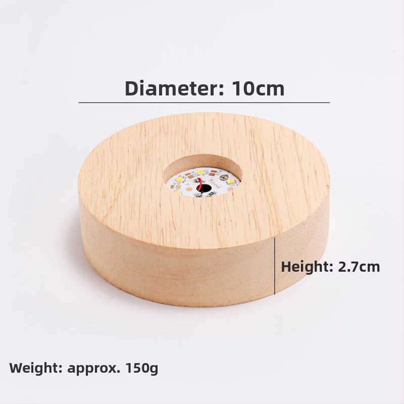 Svetelná silikónová podložka pod pohár – guľatý tvar, jednofarebný vzor, moderný minimalistický štýl, prémiová kvalita, bez napájania