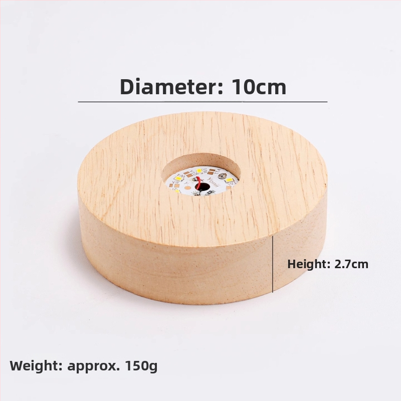 Svetelná silikónová podložka pod pohár – guľatý tvar, jednofarebný vzor, moderný minimalistický štýl, prémiová kvalita, bez napájania