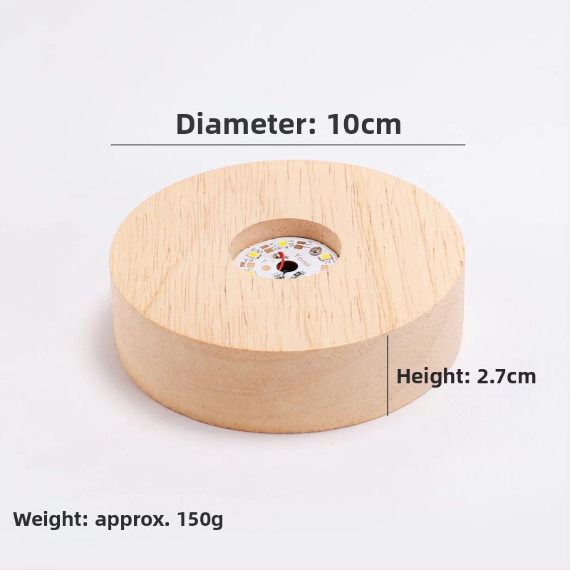 Svetelná silikónová podložka pod pohár – guľatý tvar, jednofarebný vzor, moderný minimalistický štýl, prémiová kvalita, bez napájania