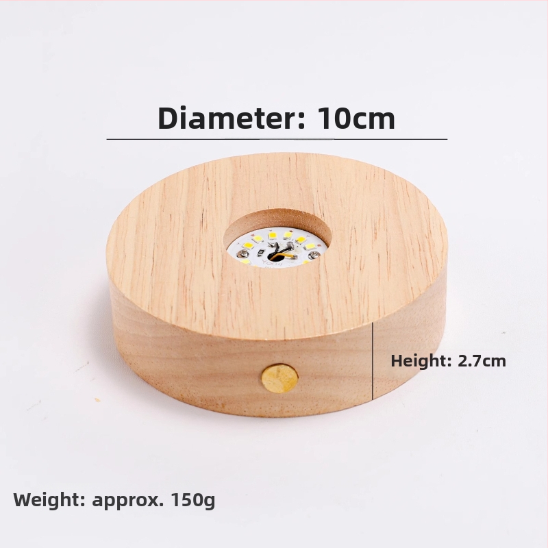 Svetelná silikónová podložka pod pohár – guľatý tvar, jednofarebný vzor, moderný minimalistický štýl, prémiová kvalita, bez napájania