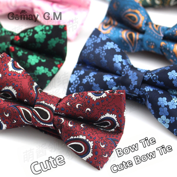 Pánska motýlika: Polyester, Cashew vzor, Plochá hlava, Unisex, Kórejský štýl