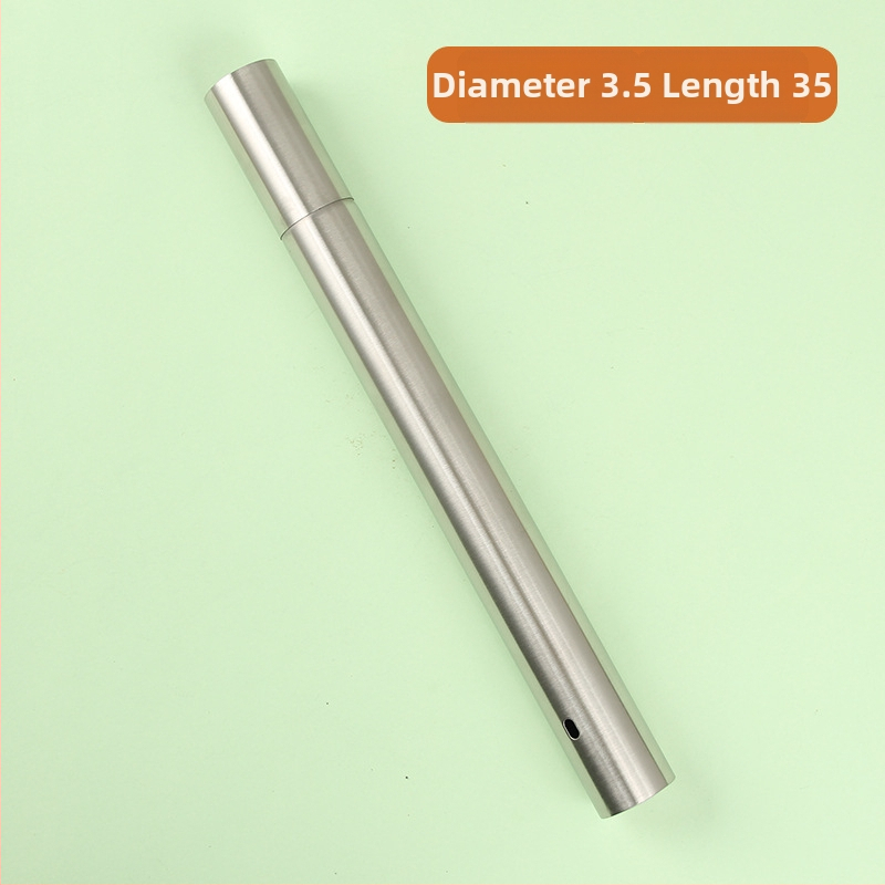 Nerezový tubus na uskladnenie špízov | Dongsheng, Shandong | Nový čínsky štýl | Kapacita: 3.0#: 100×2.2mm okrúhle, 50×2.3mm ploché; 5.0#: 200×2.2mm okrúhle, 100×2.5mm ploché