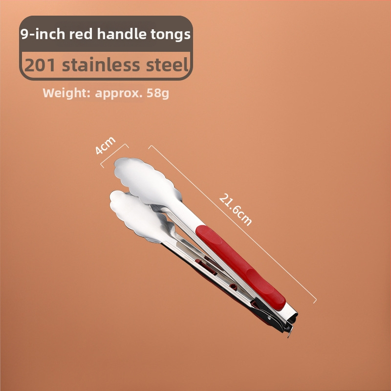 Štipaljke za hranu od nehrđujućeg čelika 304 – višenamjenske, protuklizne, zaštita od opeklina, visoke temperature (304 nehrđajućeg čelika; višenamjenske; protuklizne; zaštita od opeklina; visoke temperature)