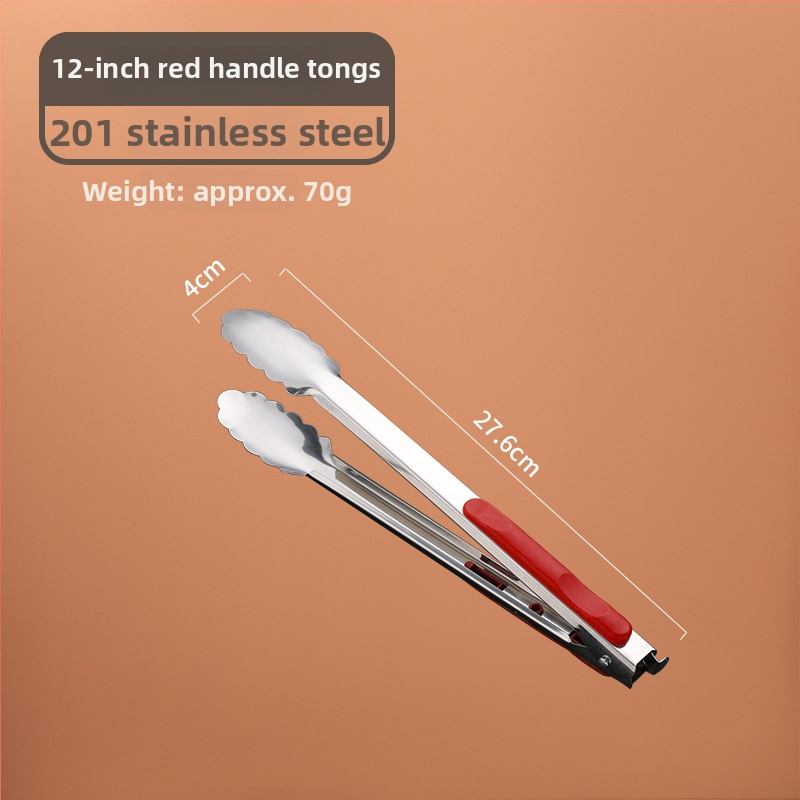 Štipaljke za hranu od nehrđujućeg čelika 304 – višenamjenske, protuklizne, zaštita od opeklina, visoke temperature (304 nehrđajućeg čelika; višenamjenske; protuklizne; zaštita od opeklina; visoke temperature)