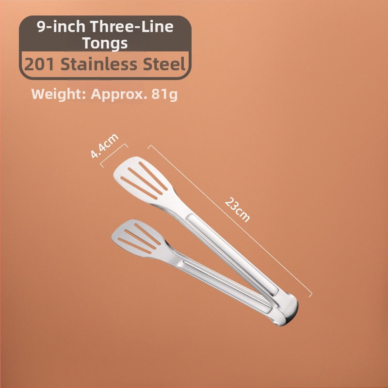 Štipaljke za hranu od nehrđujućeg čelika 304 – višenamjenske, protuklizne, zaštita od opeklina, visoke temperature (304 nehrđajućeg čelika; višenamjenske; protuklizne; zaštita od opeklina; visoke temperature)