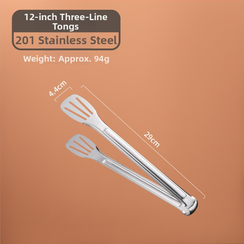 Štipaljke za hranu od nehrđujućeg čelika 304 – višenamjenske, protuklizne, zaštita od opeklina, visoke temperature (304 nehrđajućeg čelika; višenamjenske; protuklizne; zaštita od opeklina; visoke temperature)