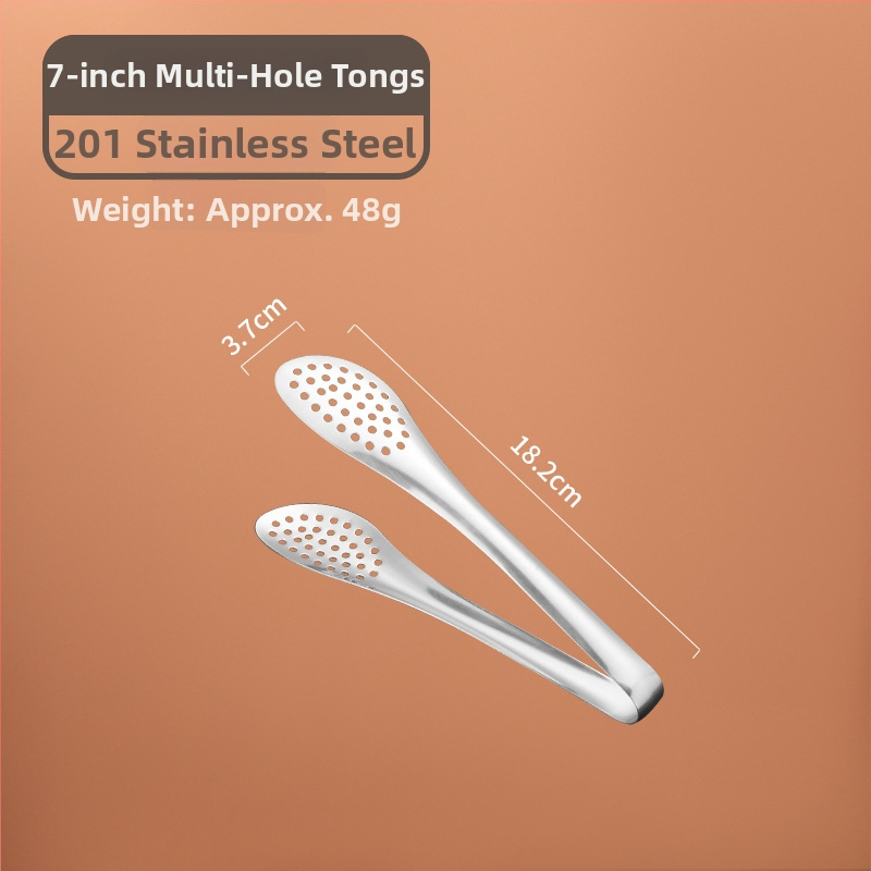 Štipaljke za hranu od nehrđujućeg čelika 304 – višenamjenske, protuklizne, zaštita od opeklina, visoke temperature (304 nehrđajućeg čelika; višenamjenske; protuklizne; zaštita od opeklina; visoke temperature)