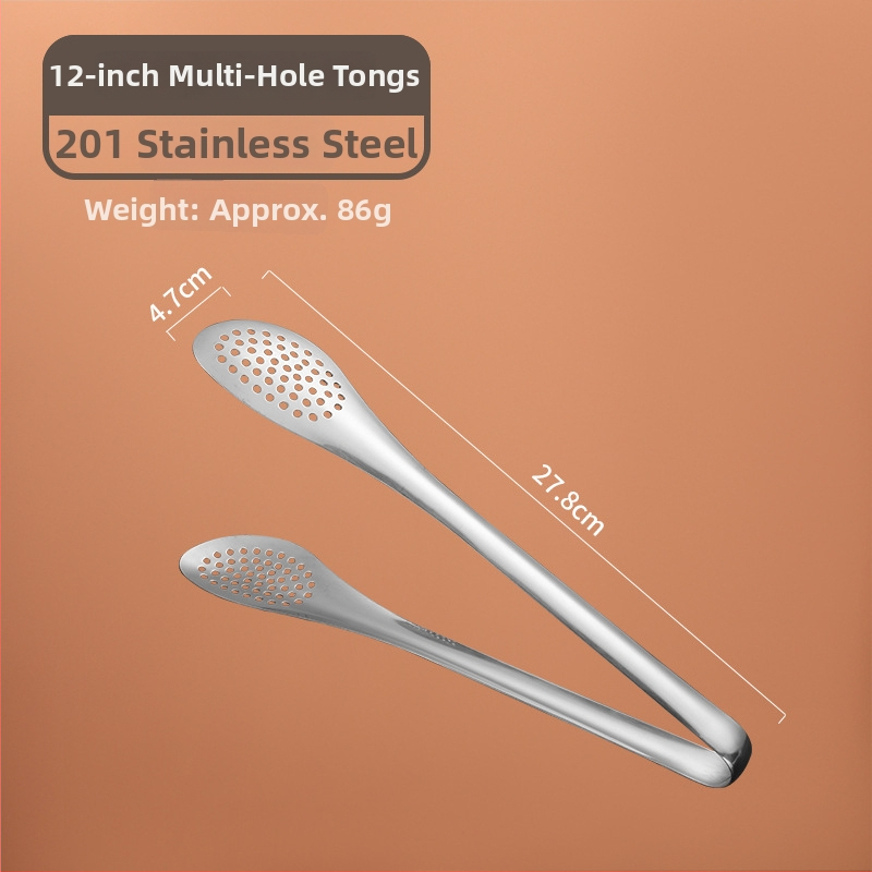 Štipaljke za hranu od nehrđujućeg čelika 304 – višenamjenske, protuklizne, zaštita od opeklina, visoke temperature (304 nehrđajućeg čelika; višenamjenske; protuklizne; zaštita od opeklina; visoke temperature)