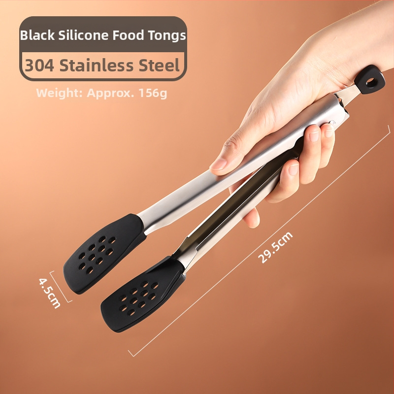 Štipaljke za hranu od nehrđujućeg čelika 304 – višenamjenske, protuklizne, zaštita od opeklina, visoke temperature (304 nehrđajućeg čelika; višenamjenske; protuklizne; zaštita od opeklina; visoke temperature)