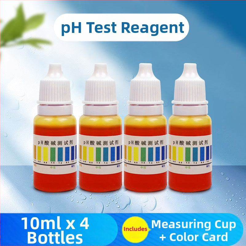 pH тест реагент за проверка на качеството на водата – PE, 0.1 единица, за питейна вода, аквариум и аквакултура