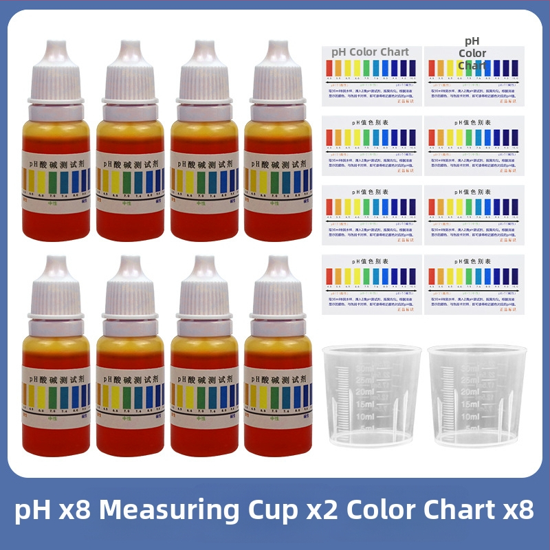 pH тест реагент за проверка на качеството на водата – PE, 0.1 единица, за питейна вода, аквариум и аквакултура