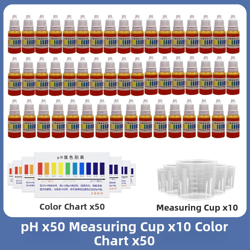 pH тест реагент за проверка на качеството на водата – PE, 0.1 единица, за питейна вода, аквариум и аквакултура