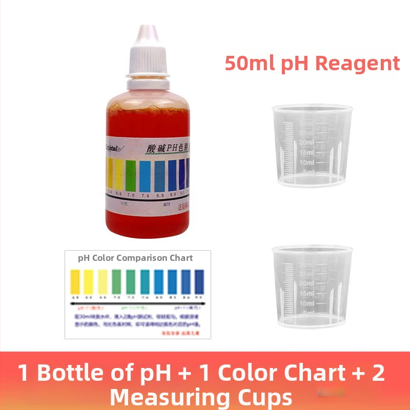 pH тест реагент за проверка на качеството на водата – PE, 0.1 единица, за питейна вода, аквариум и аквакултура