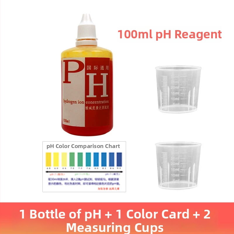 pH тест реагент за проверка на качеството на водата – PE, 0.1 единица, за питейна вода, аквариум и аквакултура