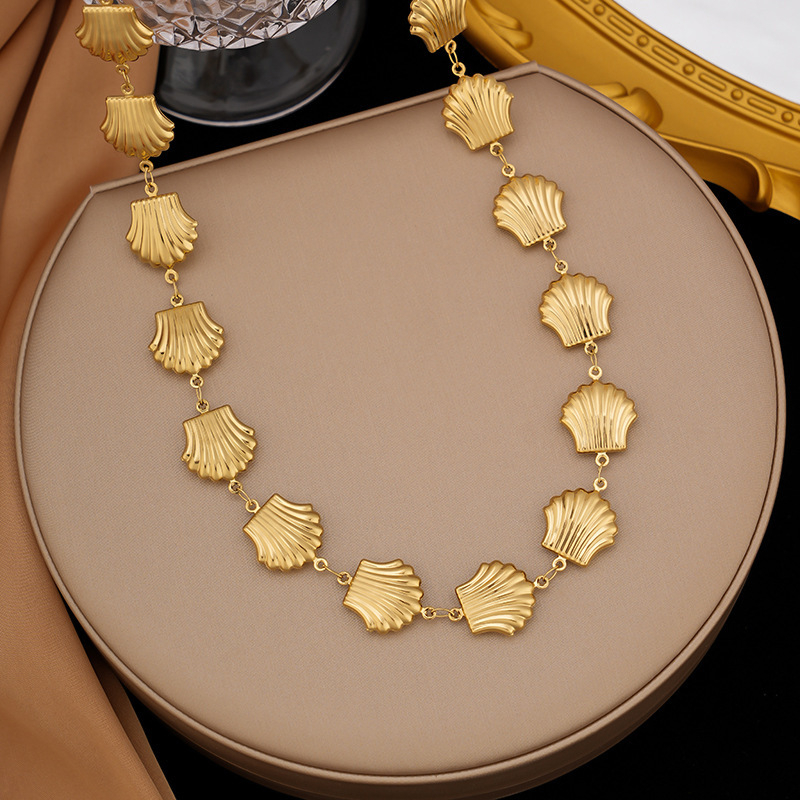 Ogrlica od titan čelika, elektroplakiiranje, kapljasti oblik, O-oblik lanac, privjesak od nehrđajućeg čelika