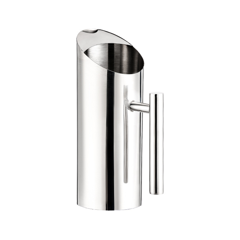 Ceainic din oțel inoxidabil pentru bar - sculptat manual, calitate de primă clasă, stil minimalist modern, pentru băuturi și apă rece