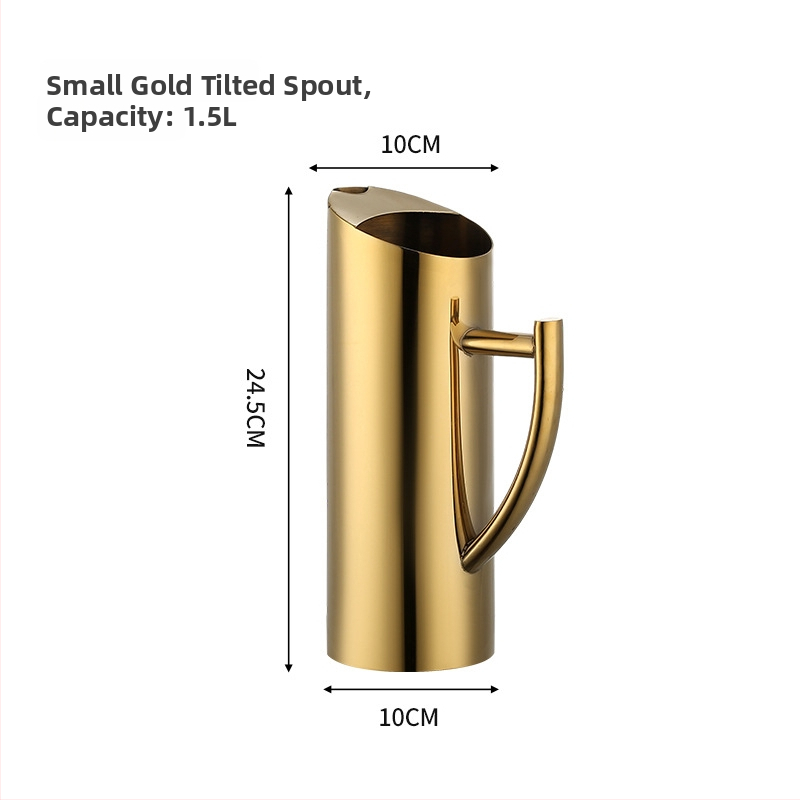 Ceainic din oțel inoxidabil pentru bar - sculptat manual, calitate de primă clasă, stil minimalist modern, pentru băuturi și apă rece