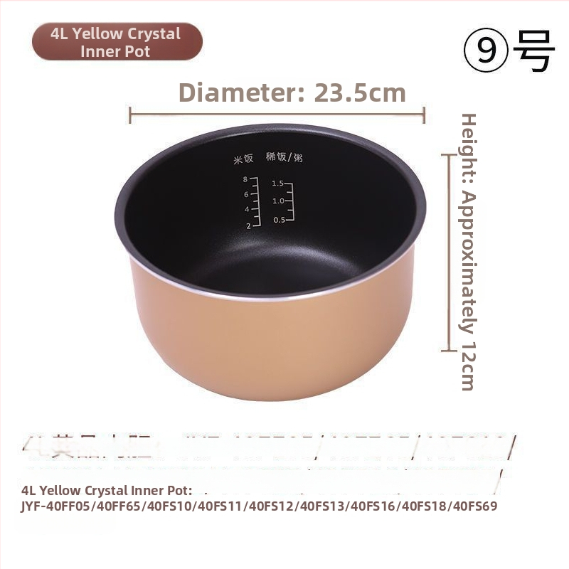 Joyoung-kompatibilná kaserola – vnútorný hrniec s viacvrstvovým kompozitným dnom, objem 1 L, kompatibilný s plynovým sporákom, vysokoteplotná odolnosť, model 007