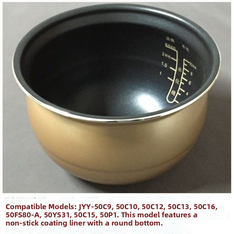 Joyoung-kompatibilná kaserola – vnútorný hrniec s viacvrstvovým kompozitným dnom, objem 1 L, kompatibilný s plynovým sporákom, vysokoteplotná odolnosť, model 007