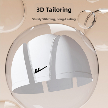 Unisex set PU plaveckej čiapky a okuliarov – pohodlné nosenie, ochrana uší a dlhých vlasov, vhodné na plávanie a vodné športy