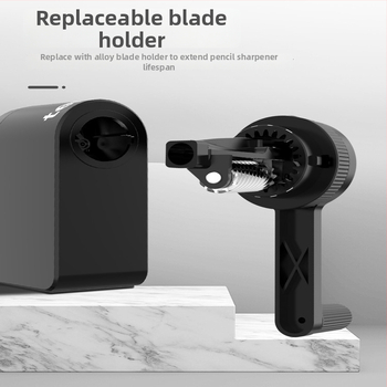 Ten-win Астрономическа острилка за моливи 8029 — пластмасова, геометричен дизайн, ръчно задвижване