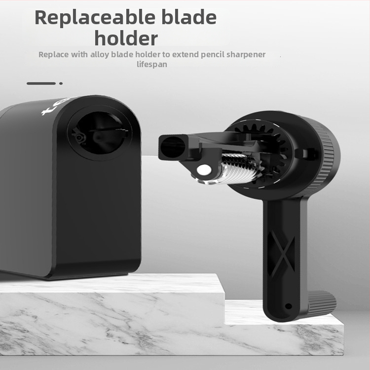 Ten-win Астрономическа острилка за моливи 8029 — пластмасова, геометричен дизайн, ръчно задвижване