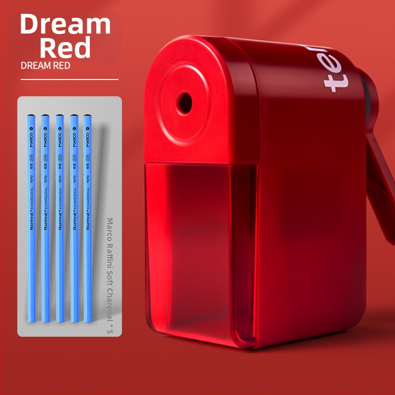 Ten-win Астрономическа острилка за моливи 8029 — пластмасова, геометричен дизайн, ръчно задвижване