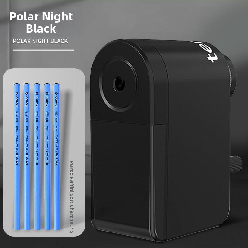 Ten-win Астрономическа острилка за моливи 8029 — пластмасова, геометричен дизайн, ръчно задвижване