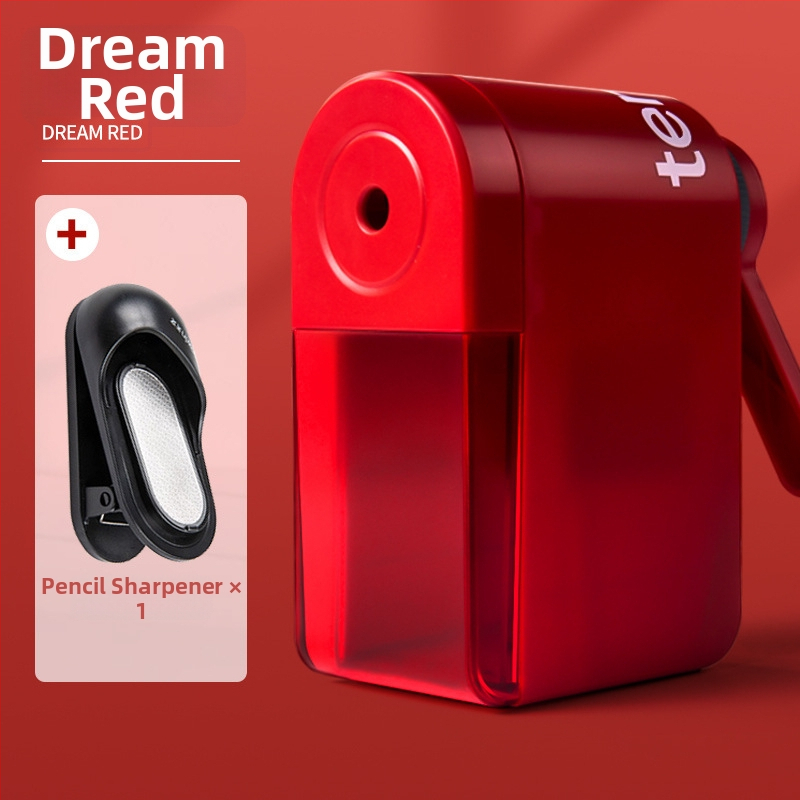 Ten-win Астрономическа острилка за моливи 8029 — пластмасова, геометричен дизайн, ръчно задвижване