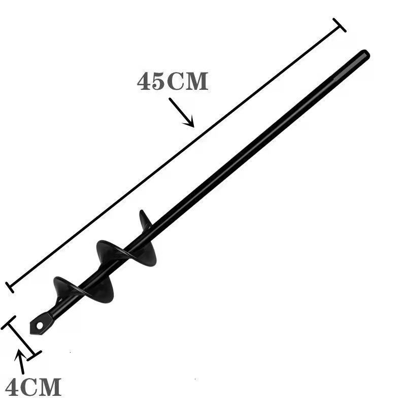 Burghiu de grădină cu lamă spirală pentru plantarea florilor, ierbii și legumelor; bormașină de mână reîncărcabilă pentru afânarea solului și fertilizare