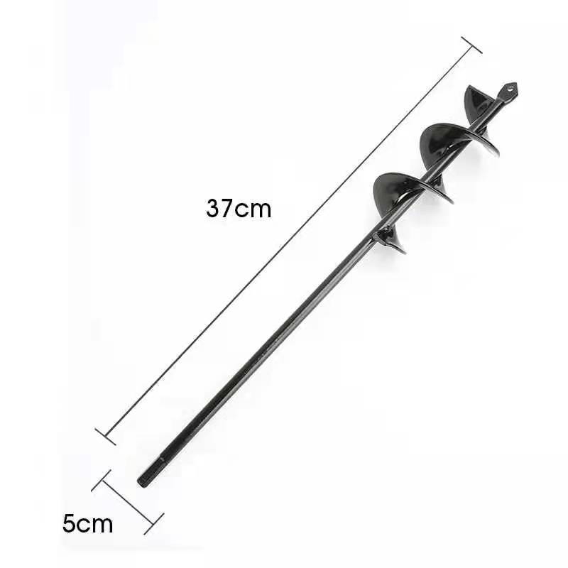 Burghiu de grădină cu lamă spirală pentru plantarea florilor, ierbii și legumelor; bormașină de mână reîncărcabilă pentru afânarea solului și fertilizare