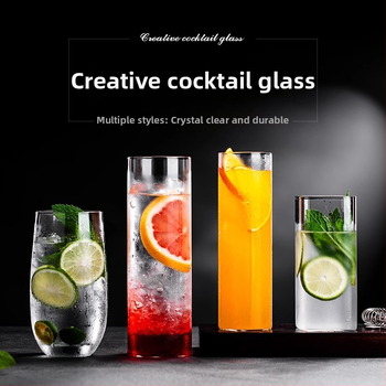 Víno pohár - ručne fúkané sklo, moderný minimalistický štýl, bez držadla, jednovrstvá konštrukcia, teplotne odolné, s logom