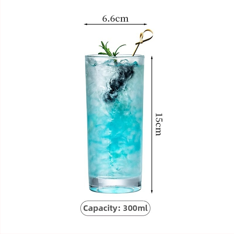 Víno pohár - ručne fúkané sklo, moderný minimalistický štýl, bez držadla, jednovrstvá konštrukcia, teplotne odolné, s logom