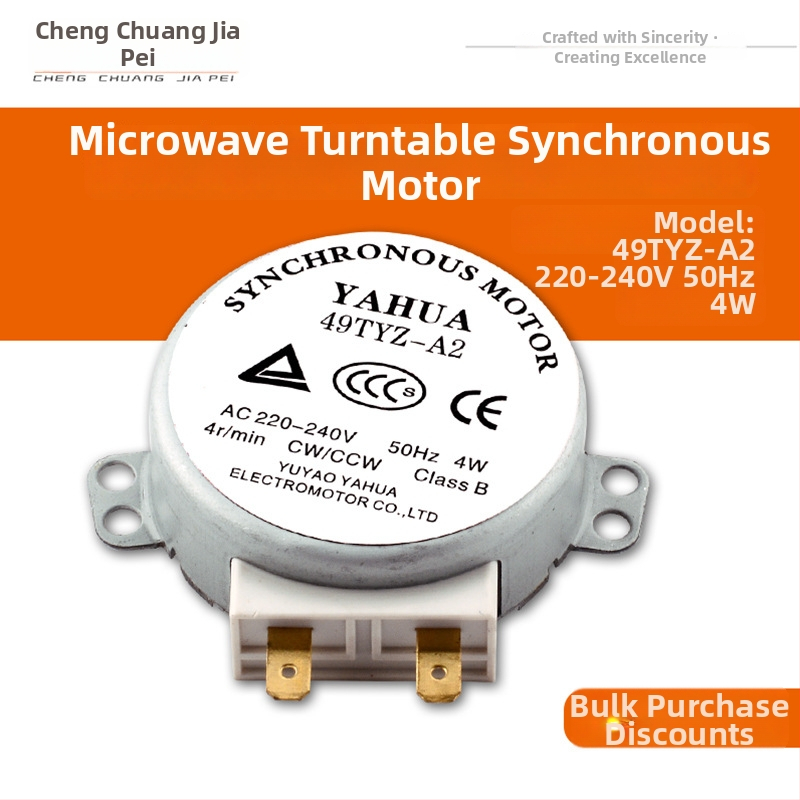 Synchronný motor pre otočný tanier mikrovlnnej rúry 49TVZ-A2, 220-240V, 4W