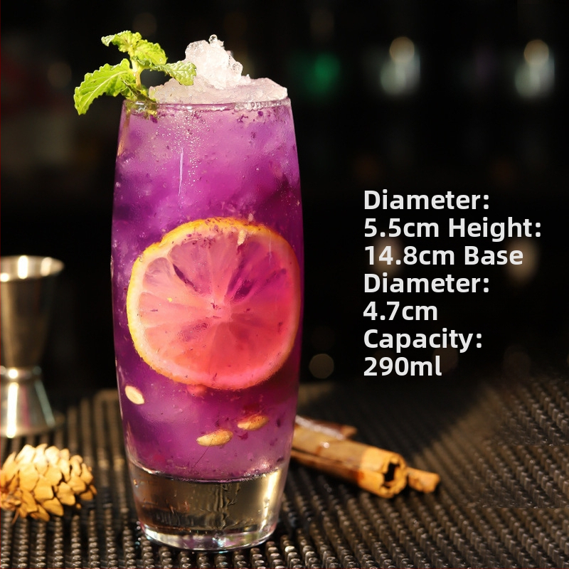 Koktailový pohár Chu kewei, nordický štýl, sklo, potlačené logo