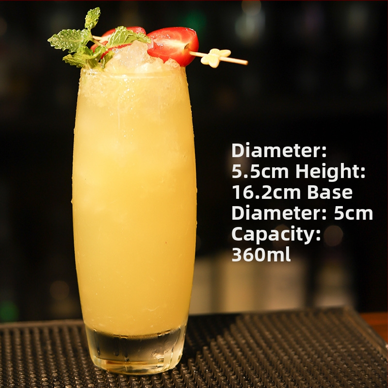 Koktailový pohár Chu kewei, nordický štýl, sklo, potlačené logo