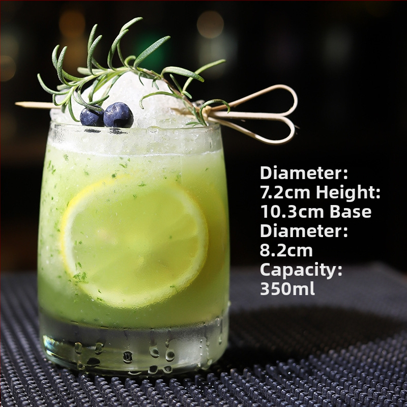 Koktailový pohár Chu kewei, nordický štýl, sklo, potlačené logo