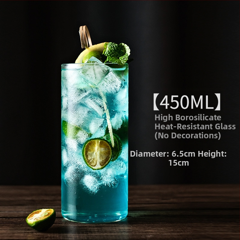 Koktailový pohár Chu kewei, nordický štýl, sklo, potlačené logo