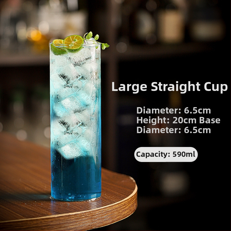 Koktailový pohár Chu kewei, nordický štýl, sklo, potlačené logo