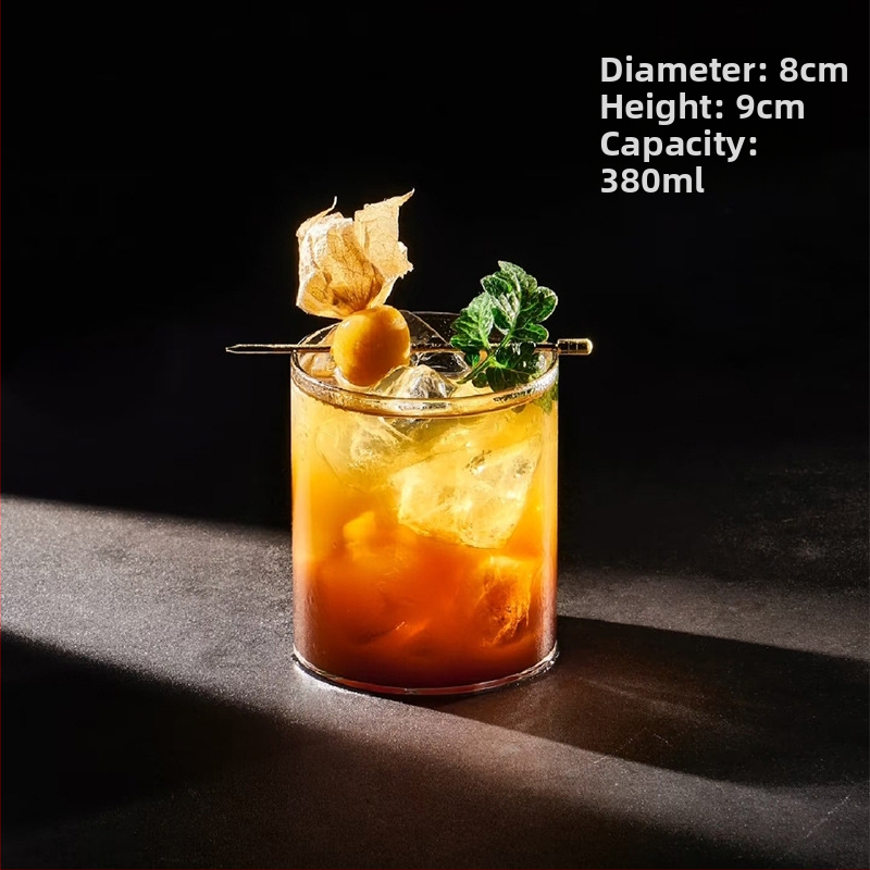 Koktailový pohár Chu kewei, nordický štýl, sklo, potlačené logo