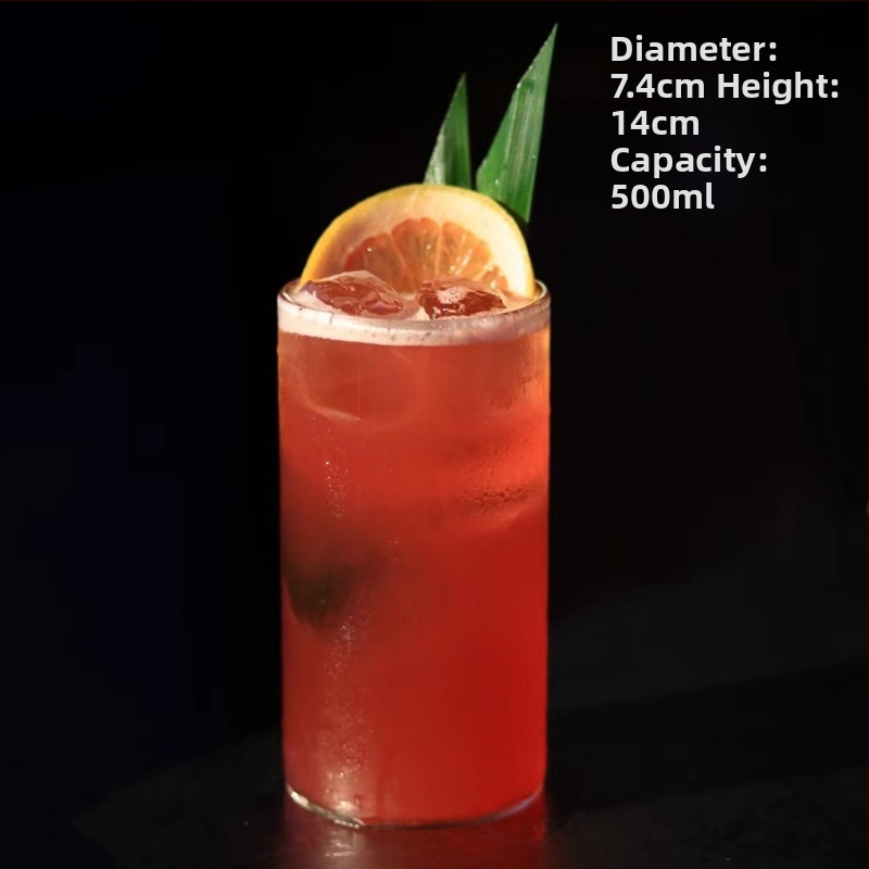 Koktailový pohár Chu kewei, nordický štýl, sklo, potlačené logo