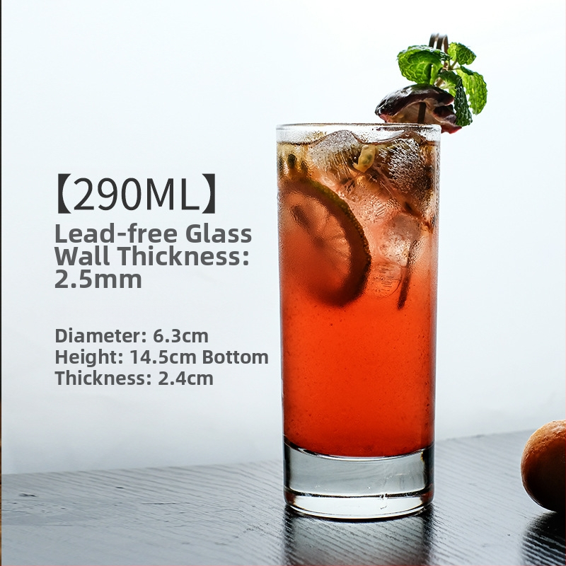 Koktailový pohár Chu kewei, nordický štýl, sklo, potlačené logo