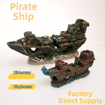 Διακόσμηση ενυδρείου: συνθετική ρητίνη, διαμόρφωση τοπίων, στυλ ναυαγίου