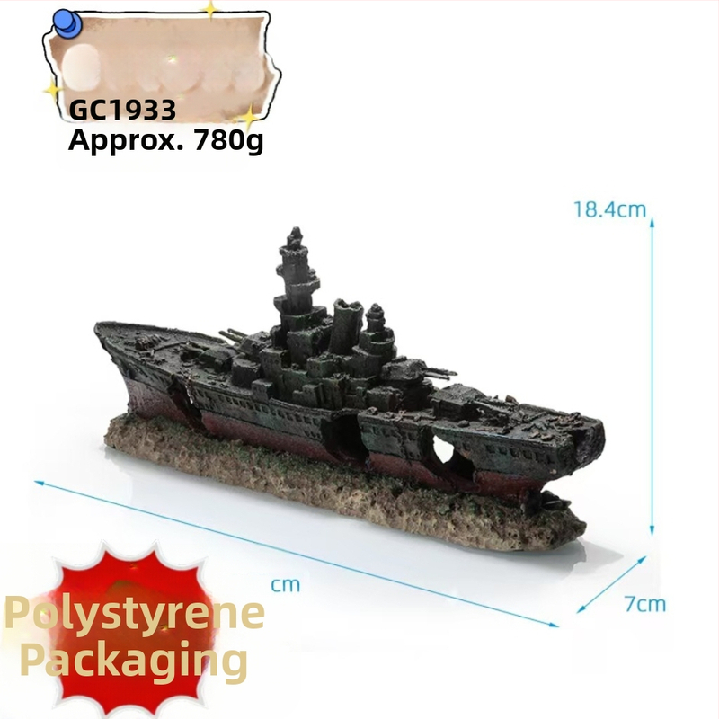 Διακόσμηση ενυδρείου: συνθετική ρητίνη, διαμόρφωση τοπίων, στυλ ναυαγίου