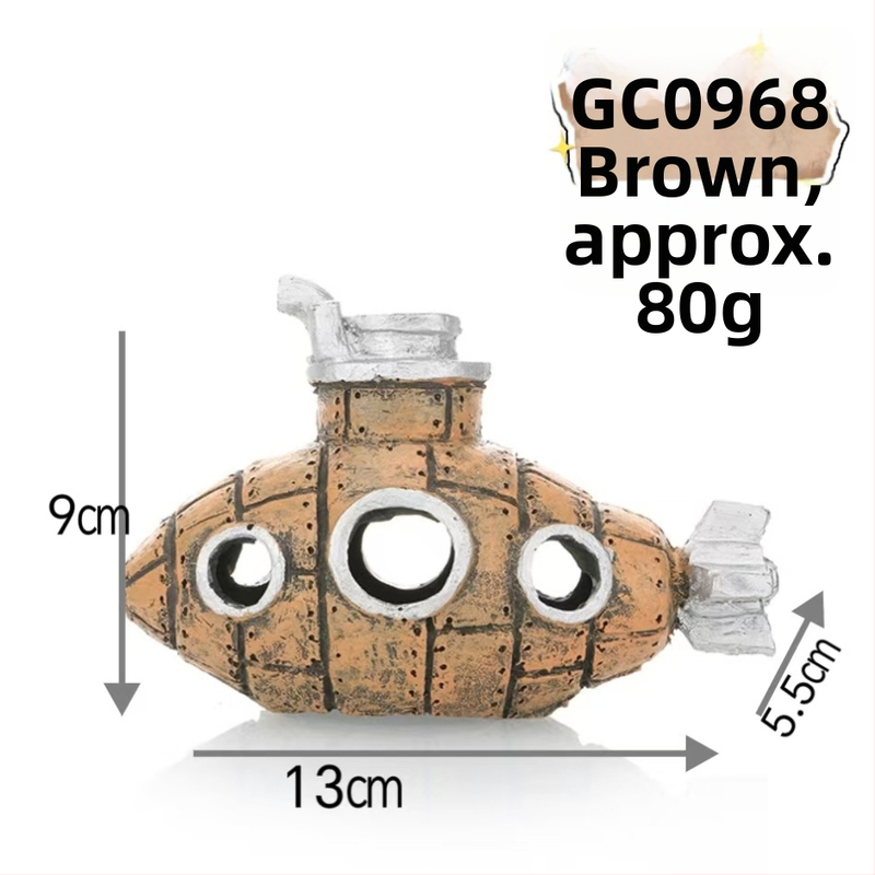 Διακόσμηση ενυδρείου: συνθετική ρητίνη, διαμόρφωση τοπίων, στυλ ναυαγίου