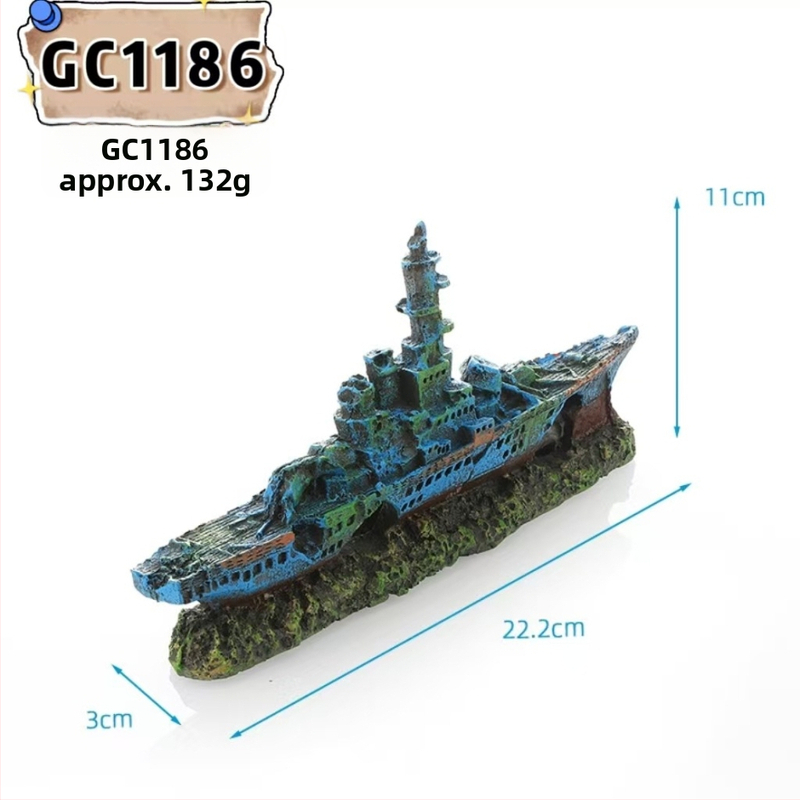 Διακόσμηση ενυδρείου: συνθετική ρητίνη, διαμόρφωση τοπίων, στυλ ναυαγίου