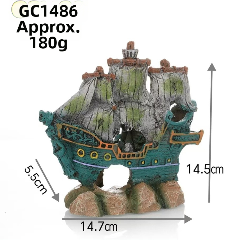 Διακόσμηση ενυδρείου: συνθετική ρητίνη, διαμόρφωση τοπίων, στυλ ναυαγίου