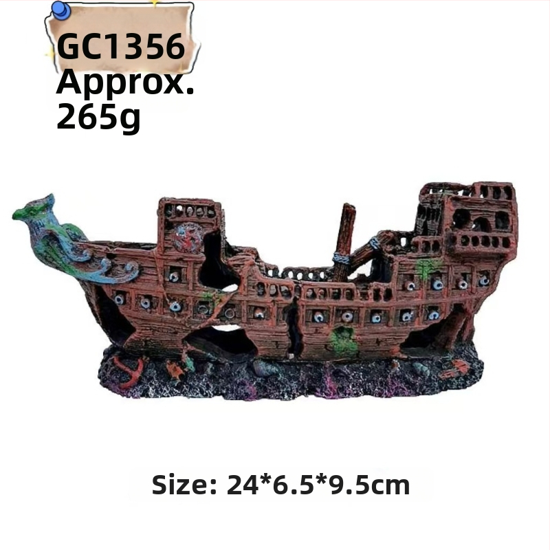 Διακόσμηση ενυδρείου: συνθετική ρητίνη, διαμόρφωση τοπίων, στυλ ναυαγίου